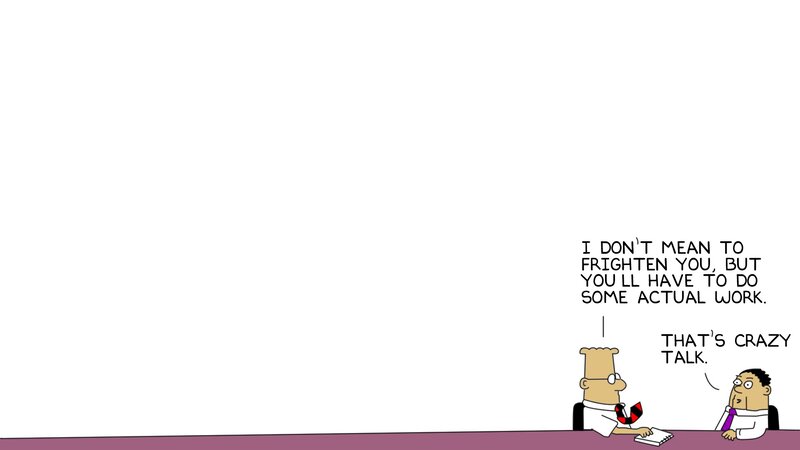 Two Men at a Desk — White