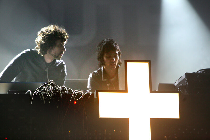Two Men at a Music Setup