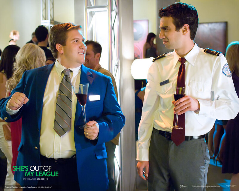 Two Men at Party — Blue