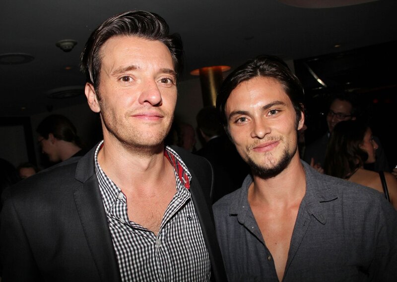 two men at social event