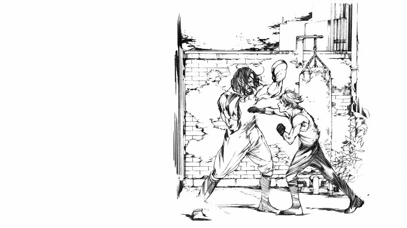 Two Men Boxing