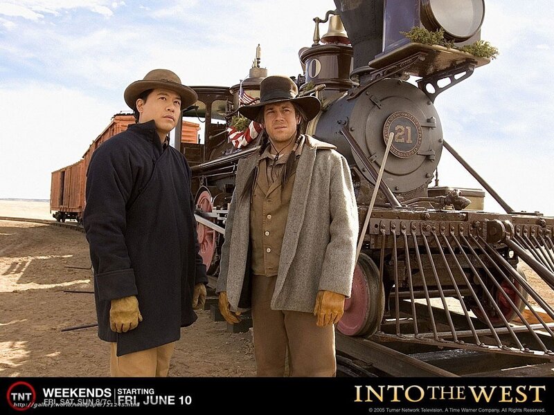 Two Men by Train