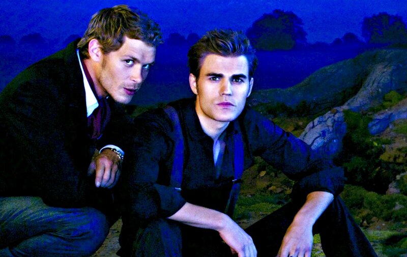 Two Men Crouching
