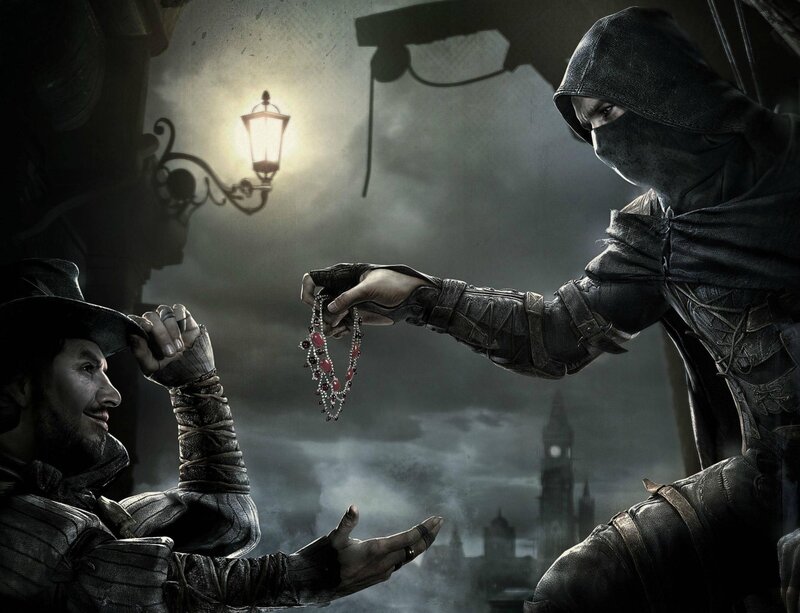 Two Men Exchanging Necklace