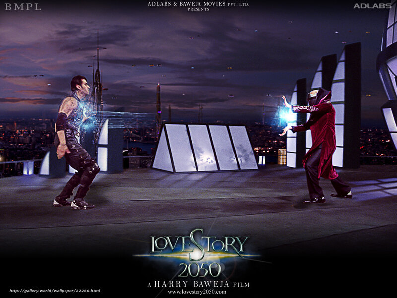 Two Men Fighting — Purple
