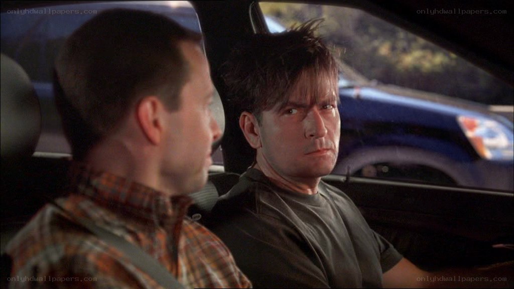 Two men in a car
