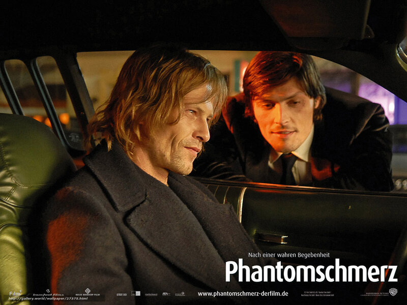 Two Men in a Car — Black, Dramatic, Night