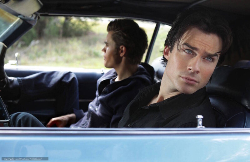 Two Men in a Car — Black, Serious, Afternoon