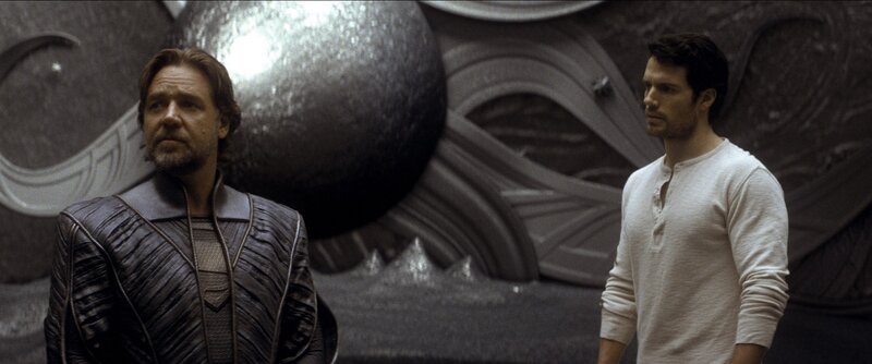 Two Men in a Futuristic Setting — Gray