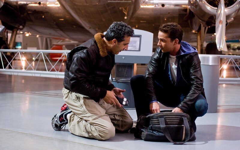 Two Men in a Hangar