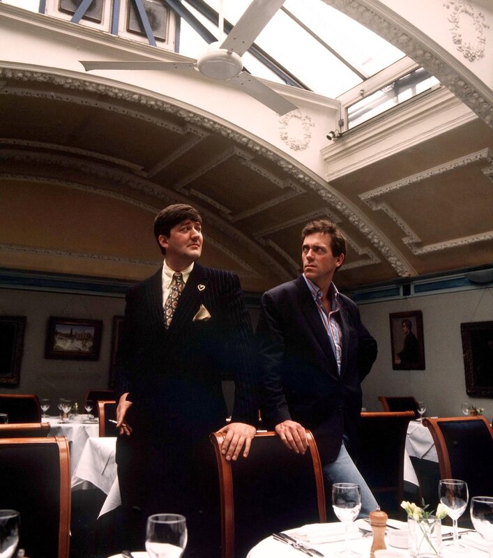 Two men in a restaurant