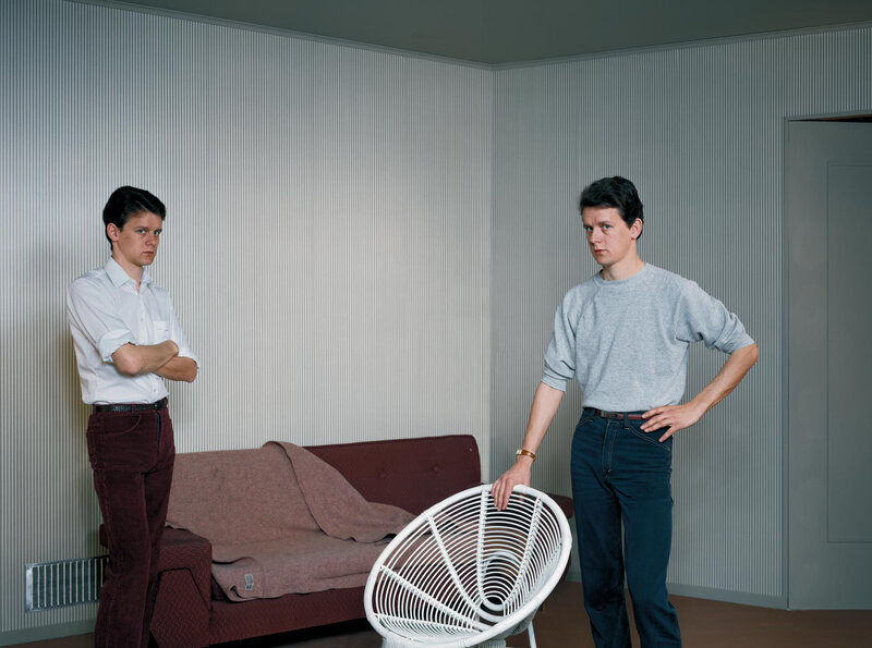 Two men in a room