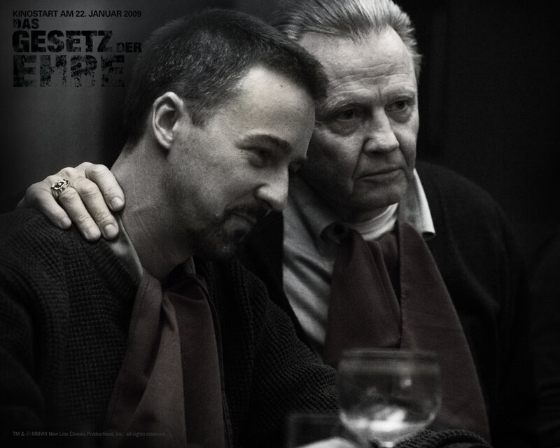 two men in a somber moment