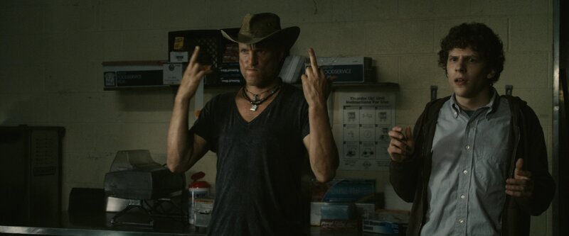Two men in a storage room