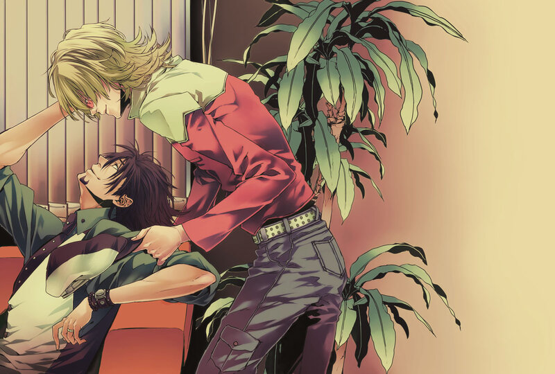 Two Men in a Struggle
