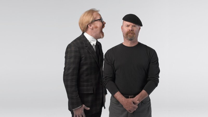 Two men in a studio setting