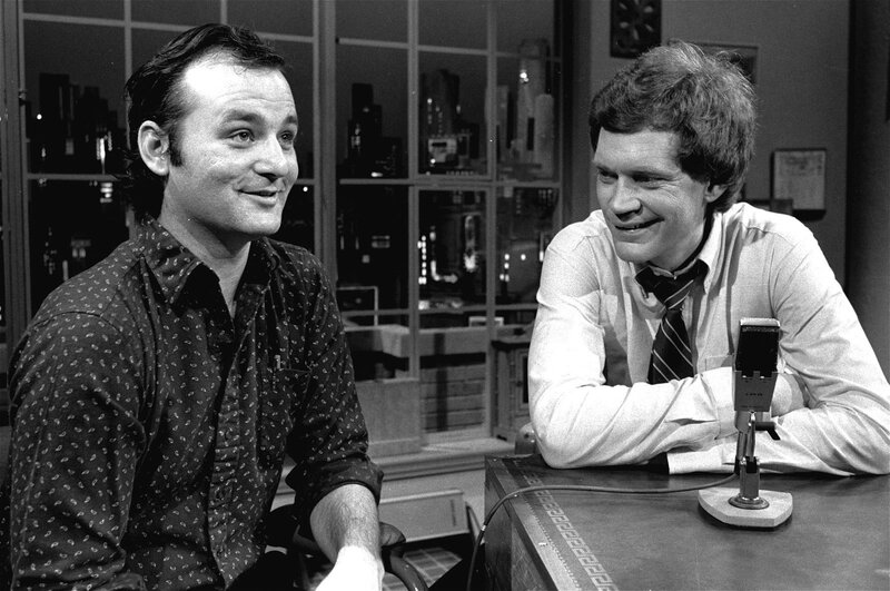 two men in a studio
