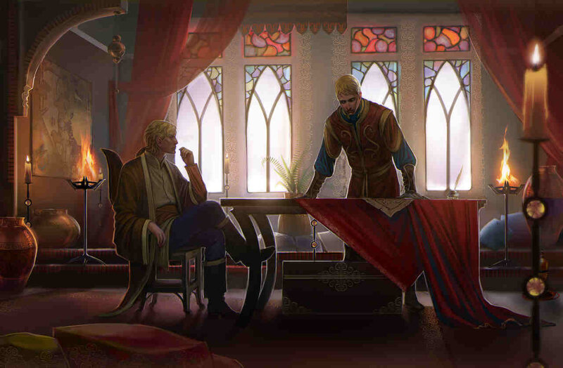 Two Men in a Study