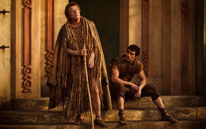Two men in ancient attire