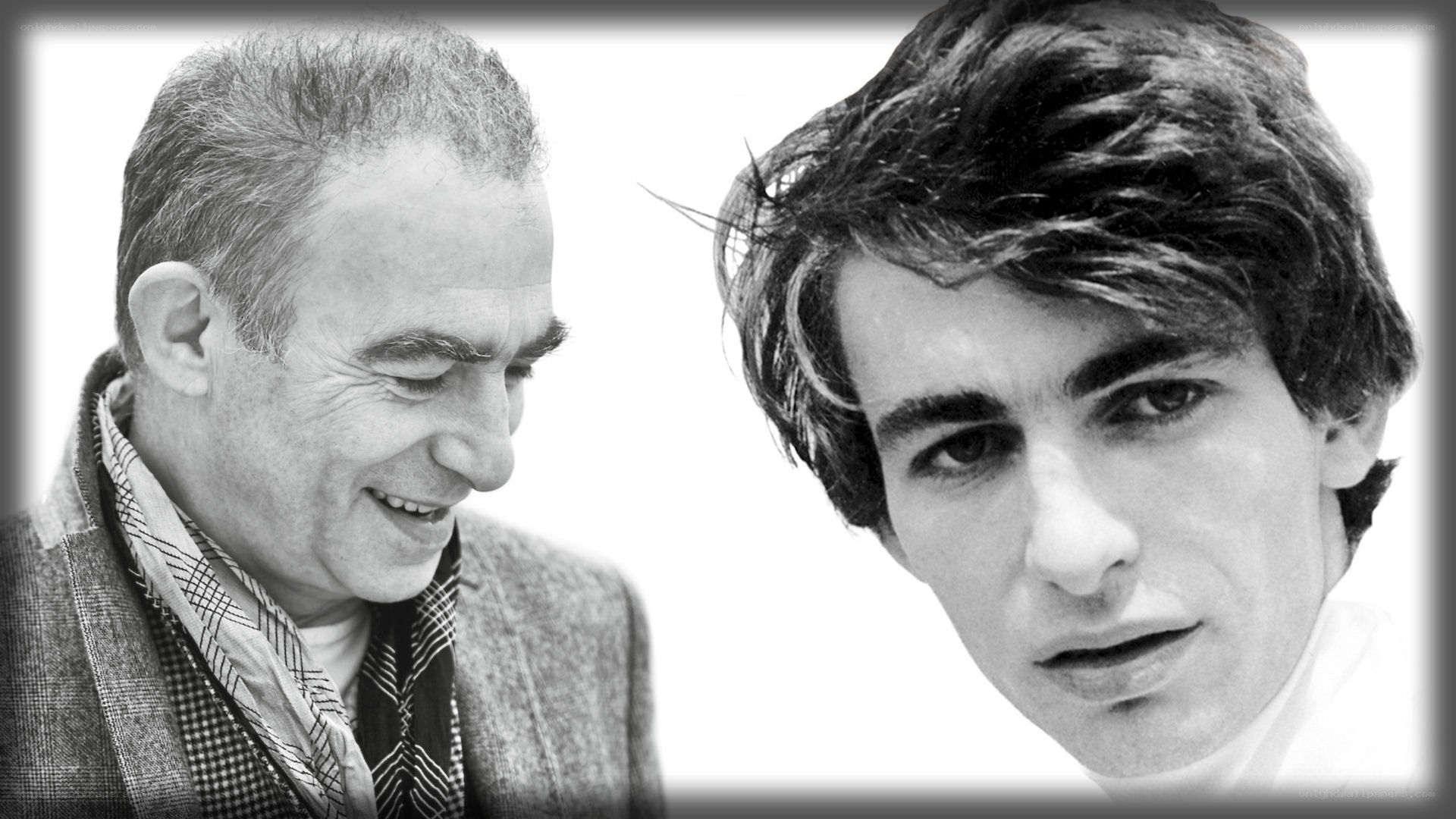 Two Men in Black and White