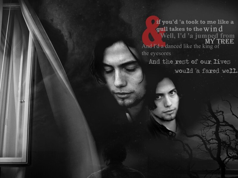 Two Men in Black and White — Dramatic, Night