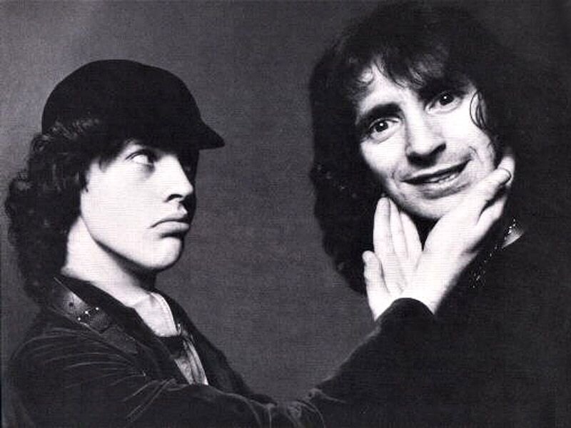 Two Men in Black and White — Dramatic, Photograph