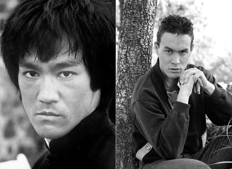 Two Men in Black and White — Serious