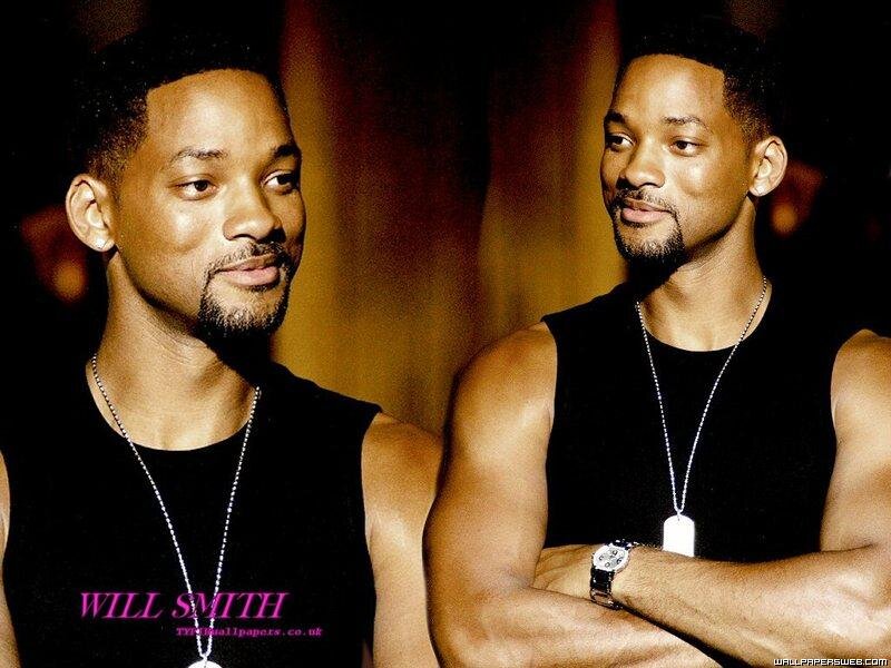 Two Men in Black Shirts — Confident