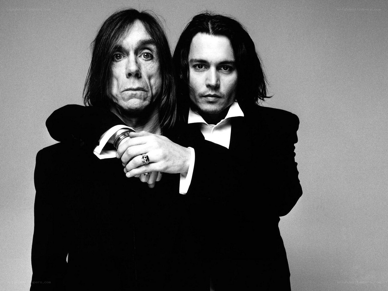 Two men in black suits