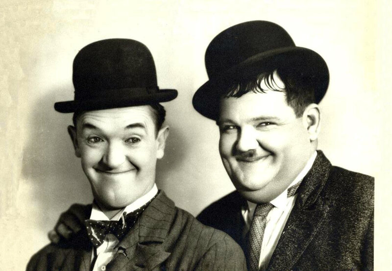 Two Men in Bowler Hats — Black, Cheerful