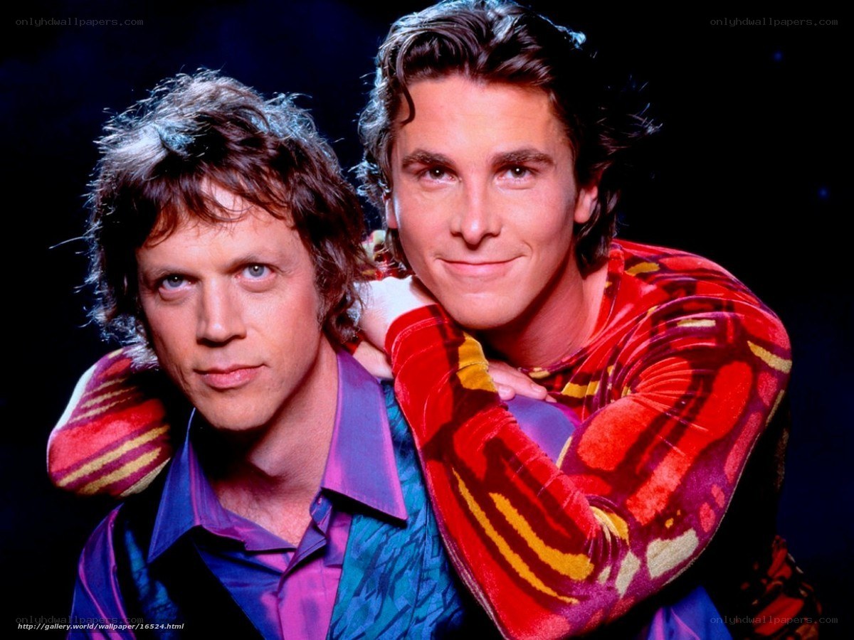 Two men in colorful shirts