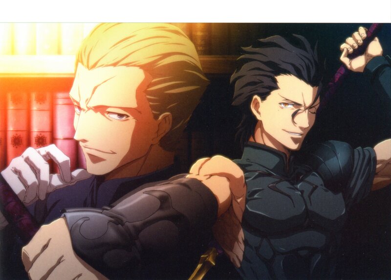 Two Men in Combat — Black, Dramatic, Night, Anime, Swords