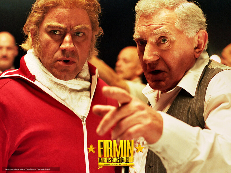 Two Men in Confrontation — Red