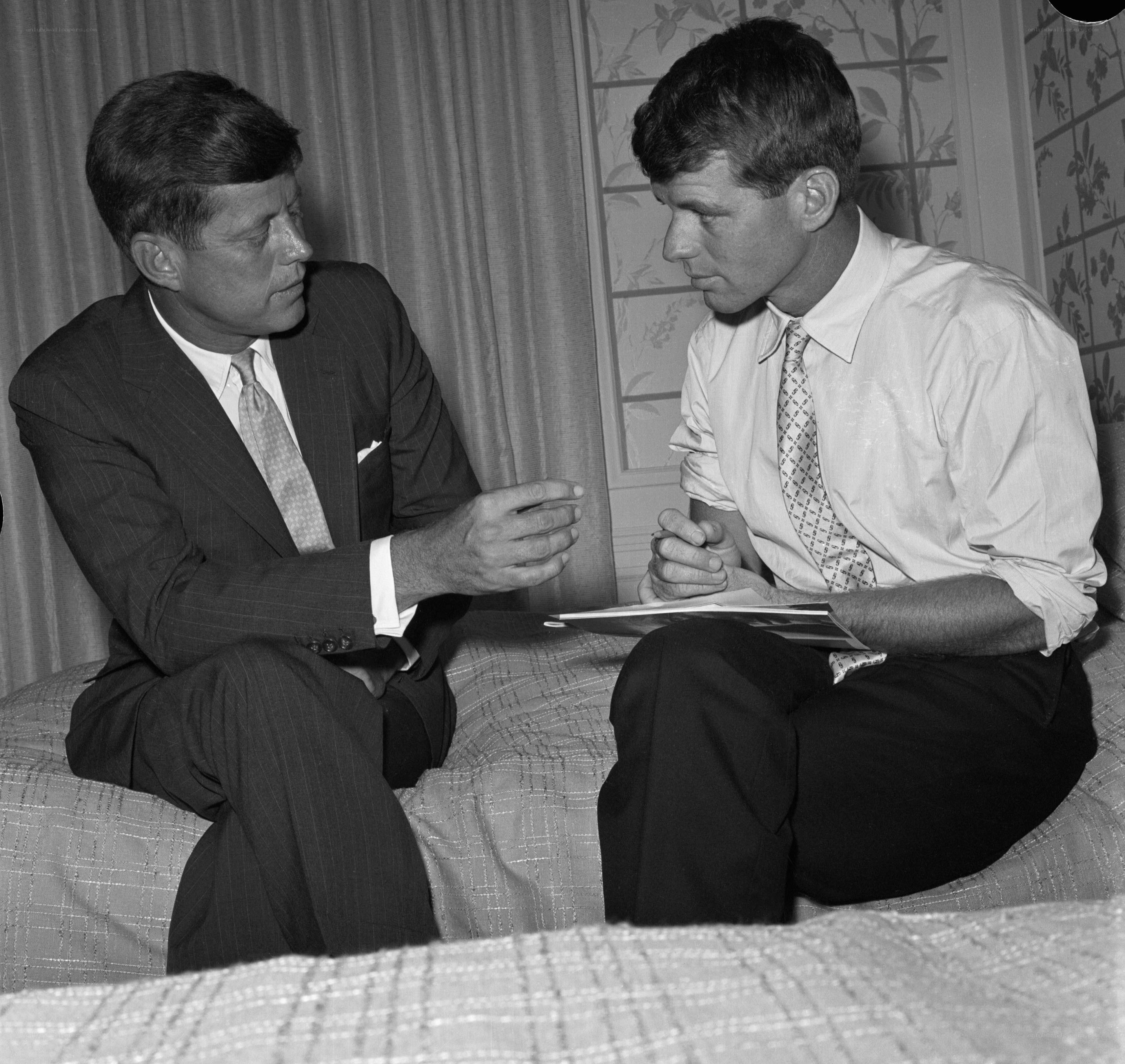 Two men in conversation