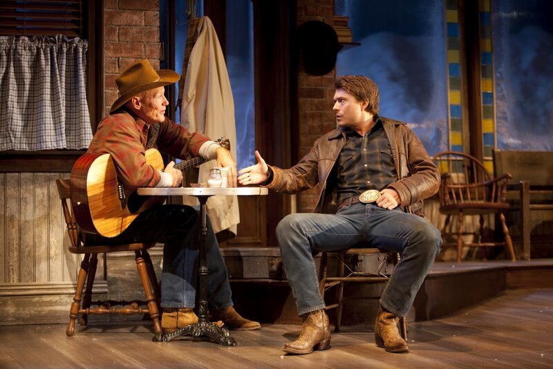 Two Men in Cowboy Attire — Brown