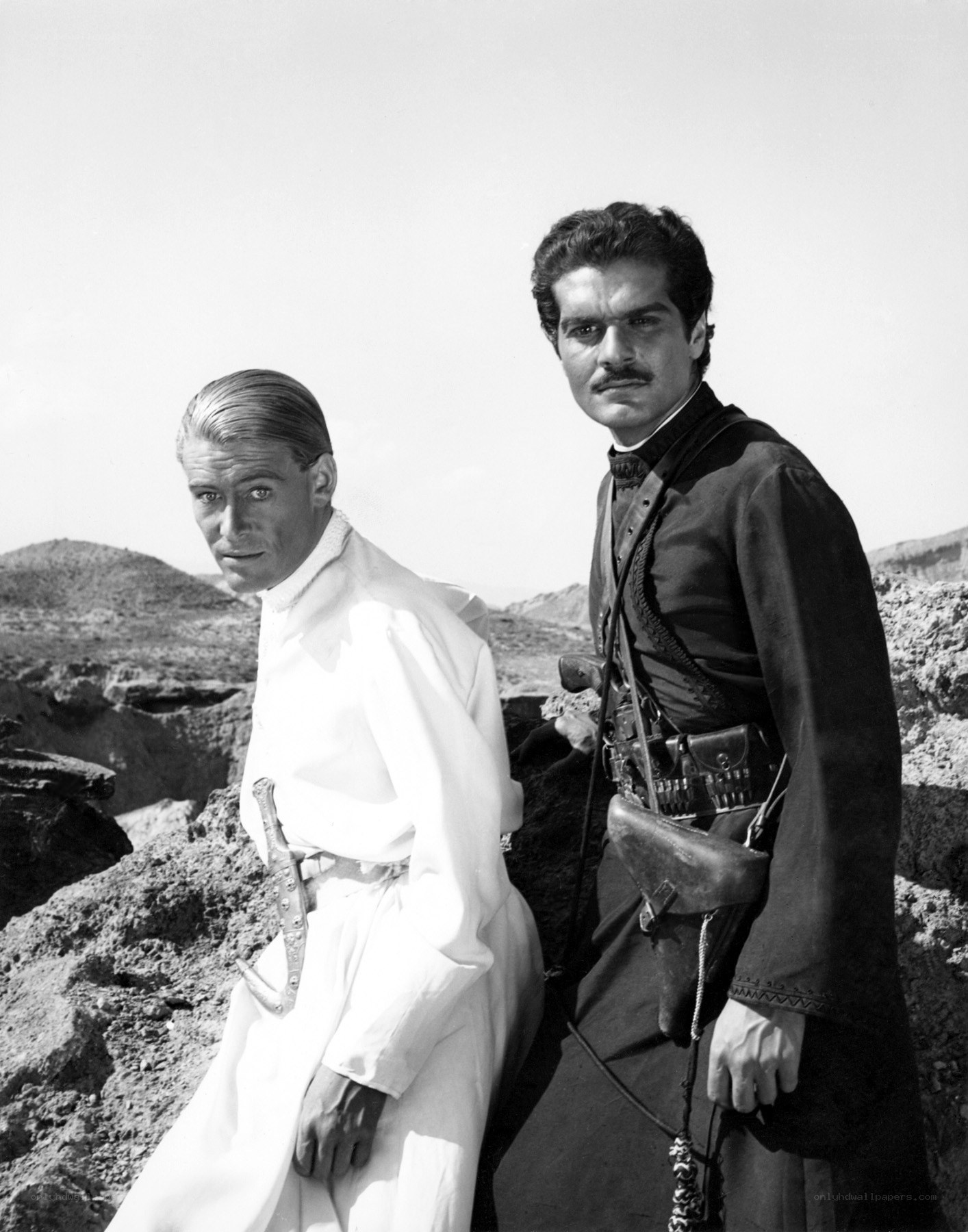 Two men in desert attire