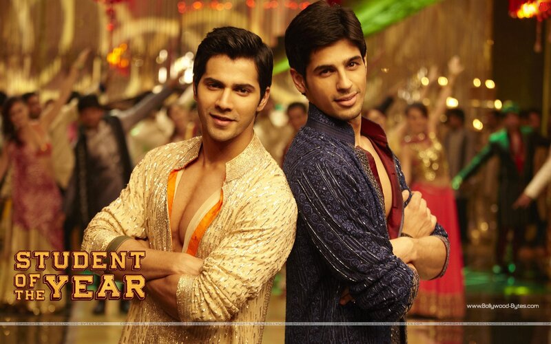 Two Men in Festive Clothing — Gold