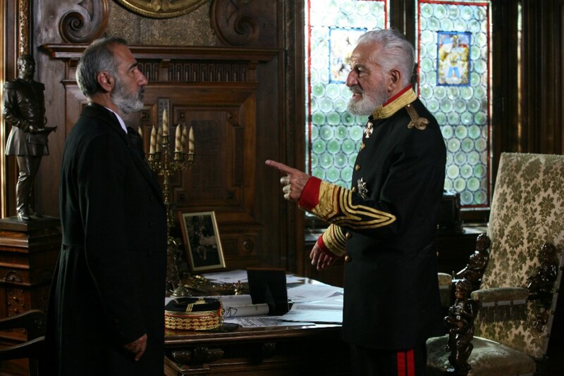 Two Men in Formal Attire — Black