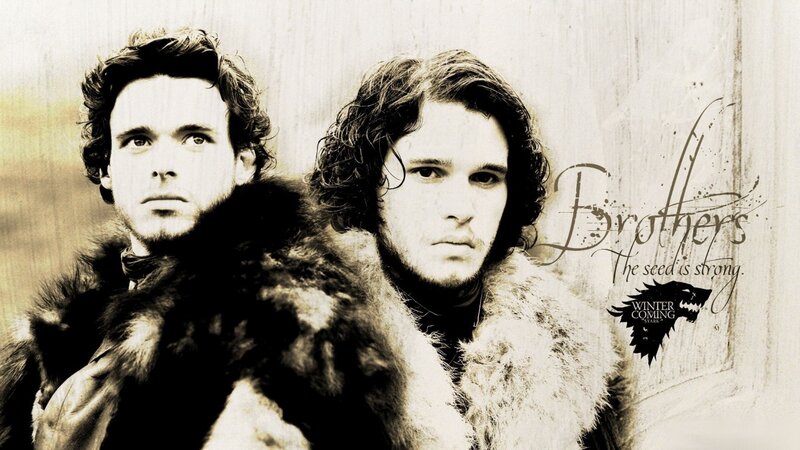 Two Men in Fur Coats