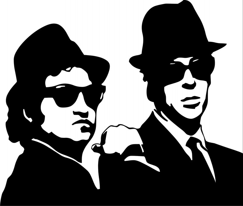 Two Men in Hats — Black, Confident
