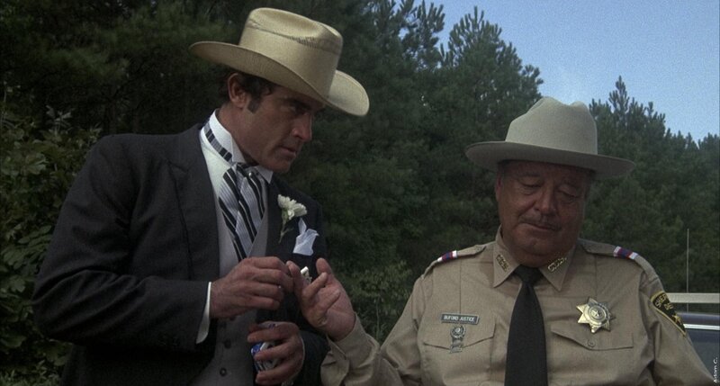 Two Men in Hats — Brown