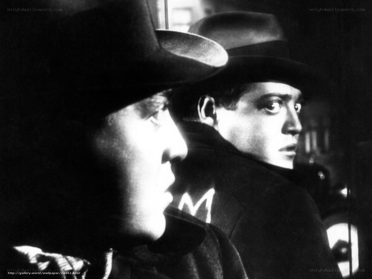 Two men in hats in black and white