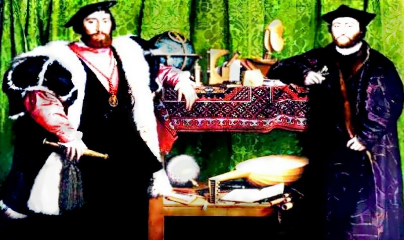 Two Men in Historical Clothing