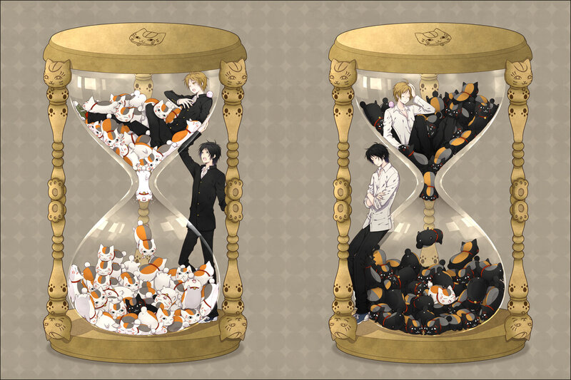 Two Men in Hourglasses