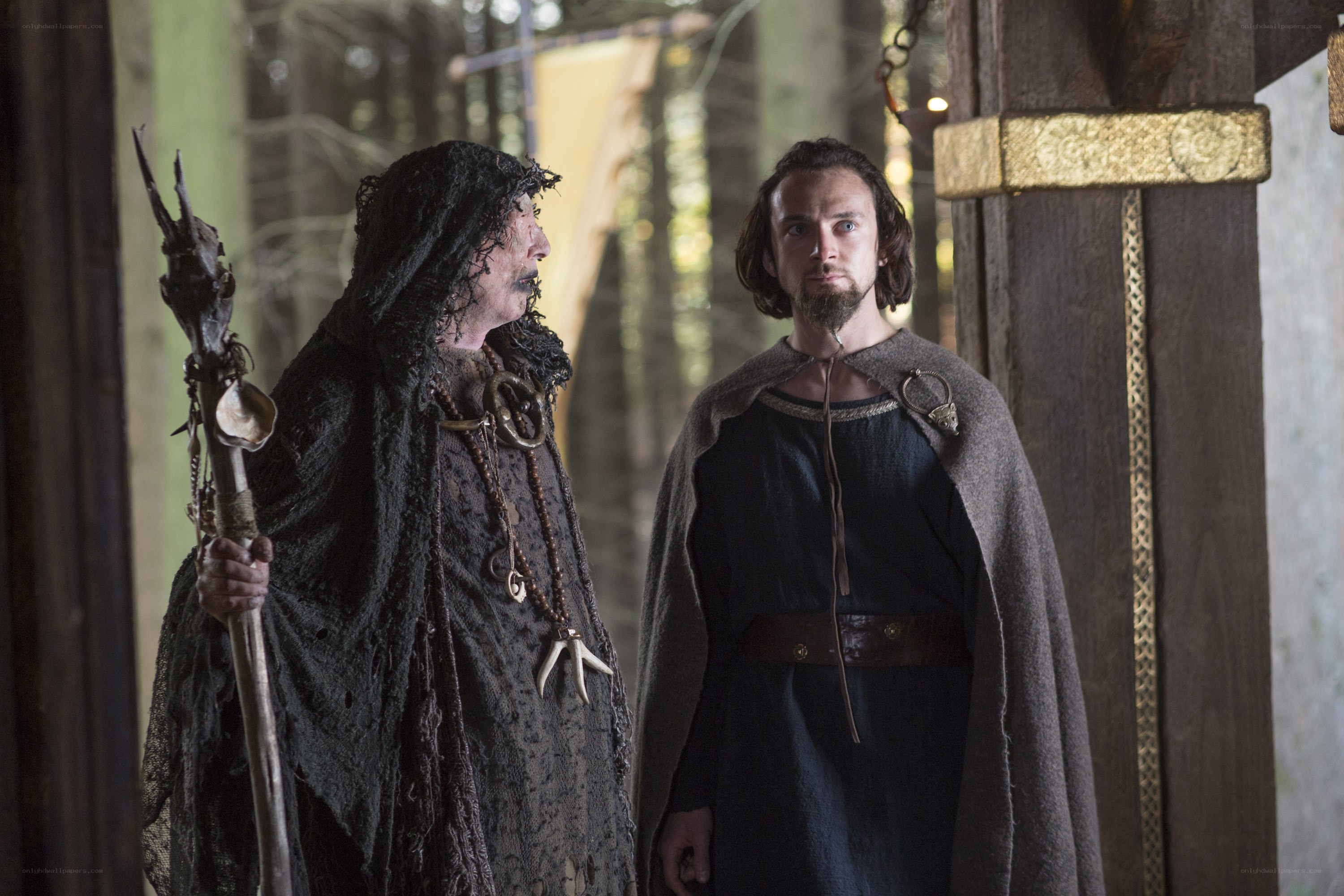 Two men in medieval attire