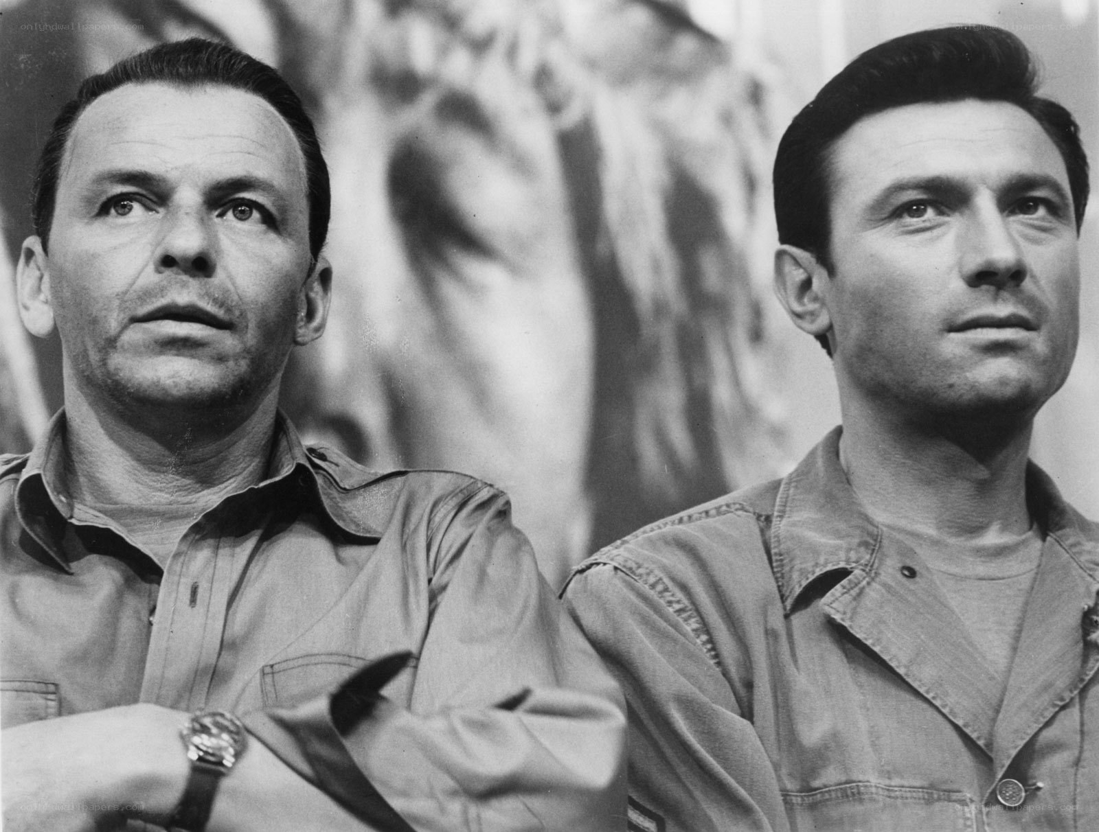 Two men in military uniforms
