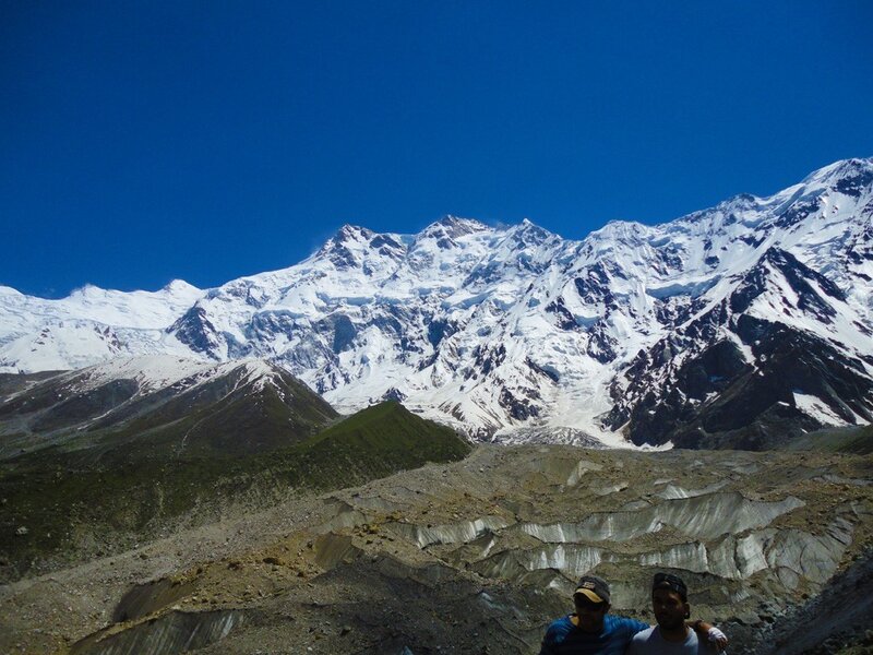 Two Men in Mountain Valley