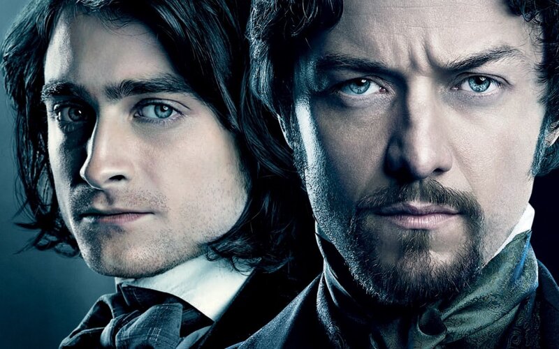 Two Men in Period Clothing — Blue, Dramatic, Photograph