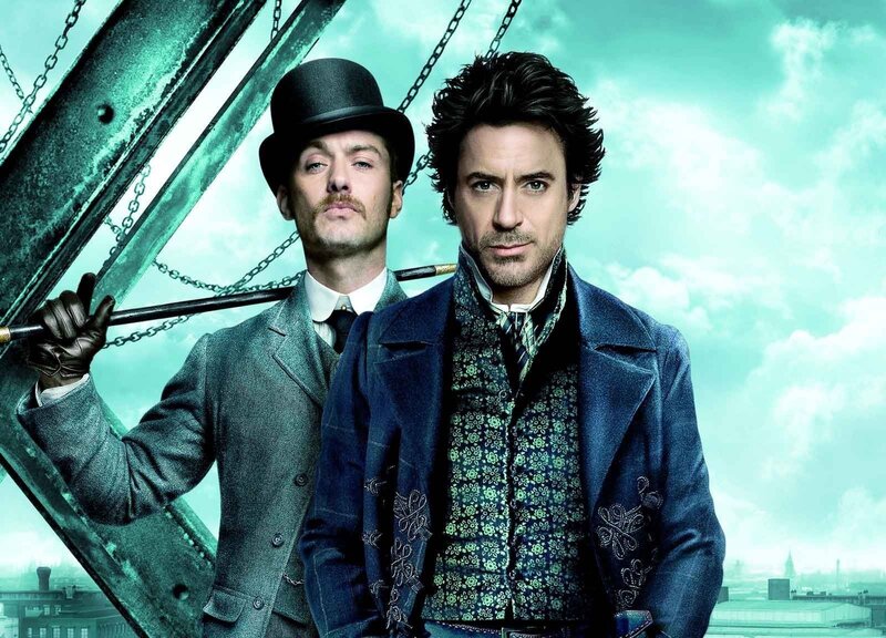 Two Men in Period Clothing — Teal