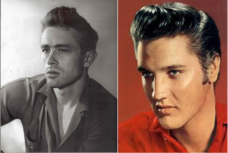 Two Men in Portraits — Black